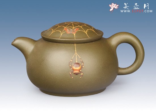 紫砂壶图片：喜从天降 - 宜兴紫砂壶网