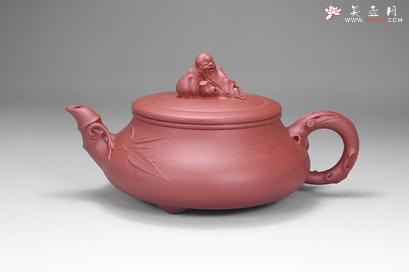 紫砂壶图片：祝寿壶 - 宜兴紫砂壶网