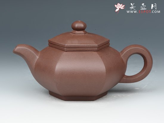 紫砂壶图片：大彬六方 - 宜兴紫砂壶网