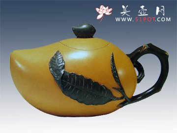 紫砂壶图片：芒果 - 宜兴紫砂壶网