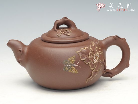 紫砂壶图片：国色天香 - 宜兴紫砂壶网