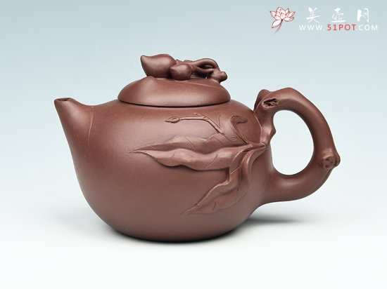 紫砂壶图片：寿桃 - 宜兴紫砂壶网
