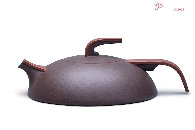 紫砂壶图片：红与黑-与韩美林先生合作 - 宜兴紫砂壶网