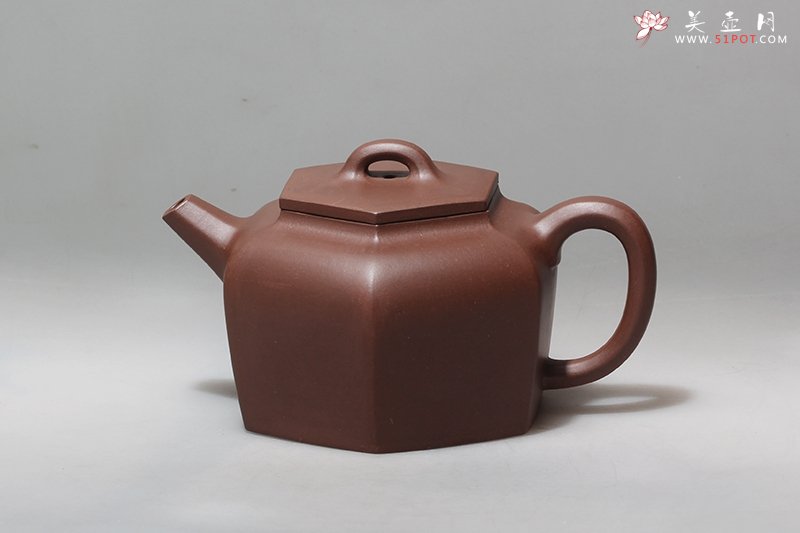 紫砂壶图片：六方汉韵 - 宜兴紫砂壶网
