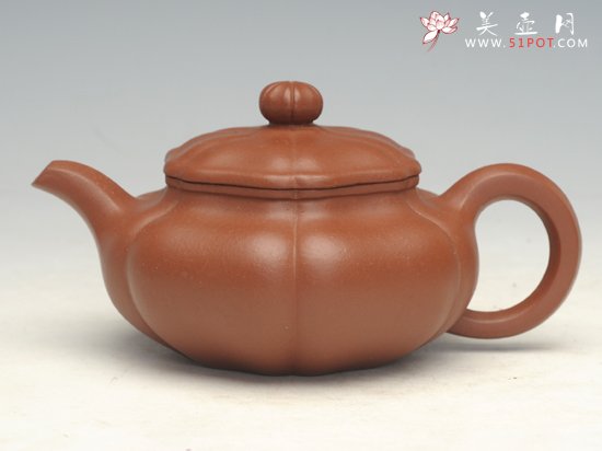 紫砂壶图片：葵仿古 黄龙山原矿... - 宜兴紫砂壶网
