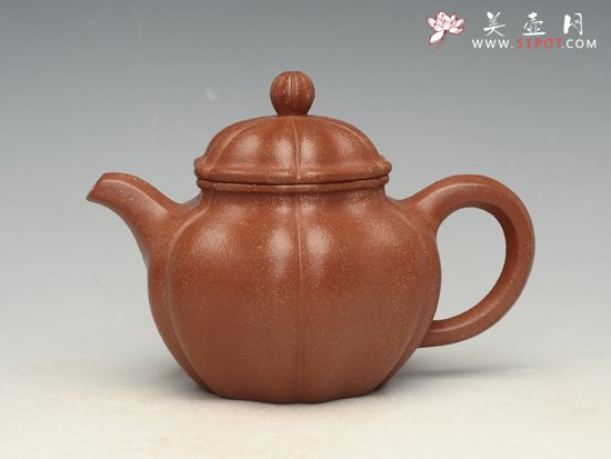 紫砂壶图片：菱花掇球 - 宜兴紫砂壶网