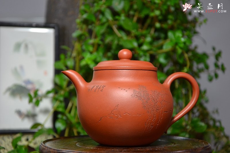 紫砂壶图片：秋水壶 - 宜兴紫砂壶网