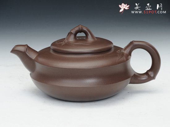 紫砂壶图片：竹韵 - 宜兴紫砂壶网