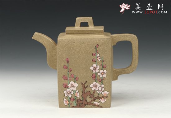 紫砂壶图片：四方 - 宜兴紫砂壶网