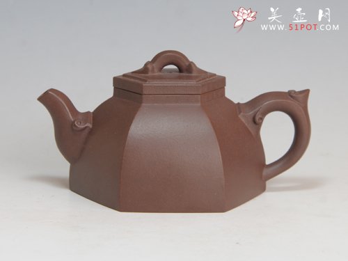 紫砂壶图片：六方如意 - 宜兴紫砂壶网