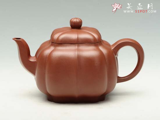 紫砂壶图片：四方筋瓢 - 宜兴紫砂壶网