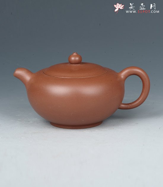 紫砂壶图片：扁灯 - 宜兴紫砂壶网