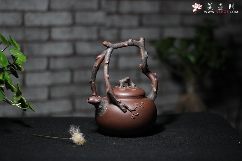 紫砂壶图片：东坡提梁 - 宜兴紫砂壶网