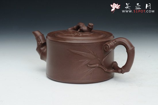 紫砂壶图片：竹段 (4) - 宜兴紫砂壶网