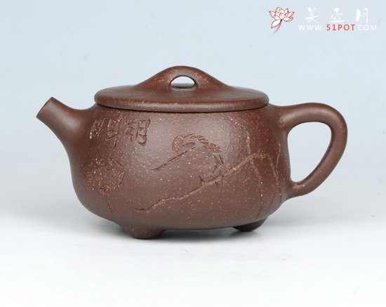 紫砂壶图片：大口石瓢8 - 宜兴紫砂壶网