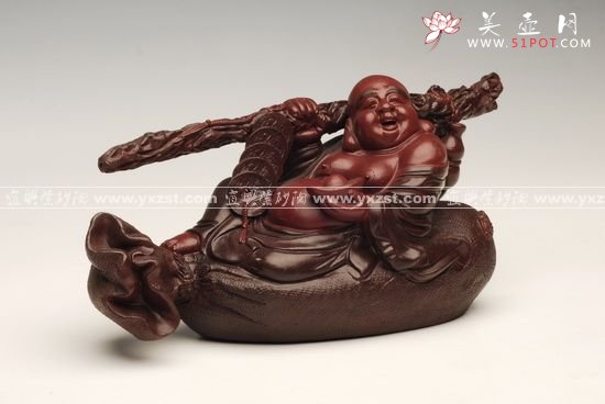 紫砂壶图片：掇钱罗汉 - 宜兴紫砂壶网