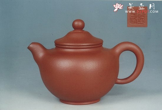 紫砂壶图片：邵氏掇球 - 宜兴紫砂壶网