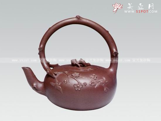 紫砂壶图片：喜上眉梢系列一 - 宜兴紫砂壶网