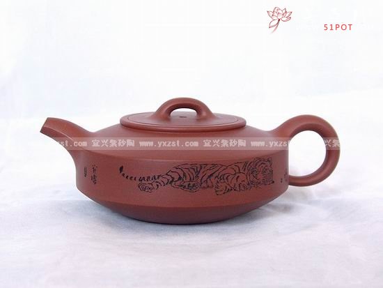 紫砂壶图片：扁石 - 宜兴紫砂壶网