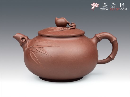 紫砂壶图片：福寿 - 宜兴紫砂壶网