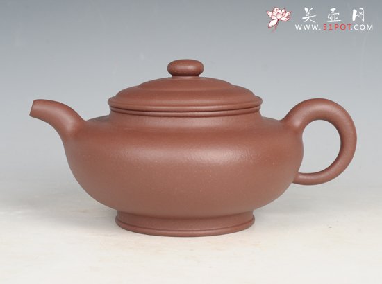 紫砂壶图片：高虚扁 - 宜兴紫砂壶网