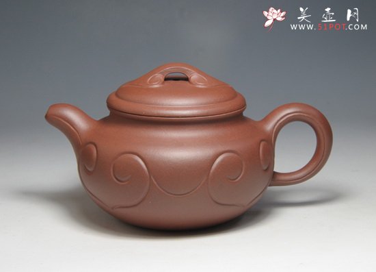 紫砂壶图片：仿古如意 - 宜兴紫砂壶网
