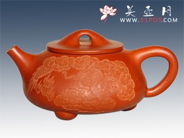 紫砂壶图片：云龙石瓢 - 宜兴紫砂壶网