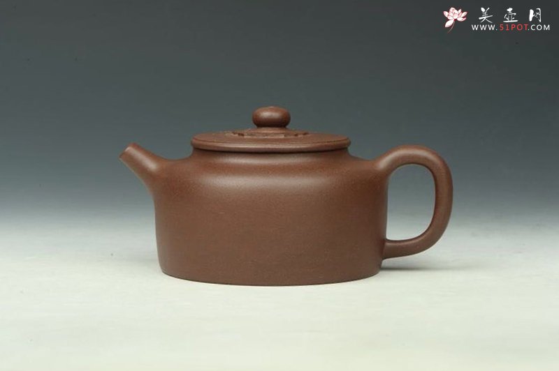 紫砂壶图片：平盖菱花 - 宜兴紫砂壶网