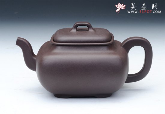 紫砂壶图片：四方古樽壶 - 宜兴紫砂壶网