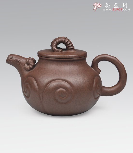 紫砂壶图片：三羊开泰 - 宜兴紫砂壶网