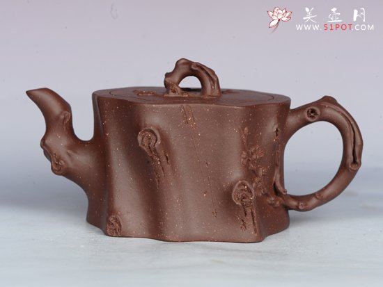 紫砂壶图片：矮梅桩 - 宜兴紫砂壶网