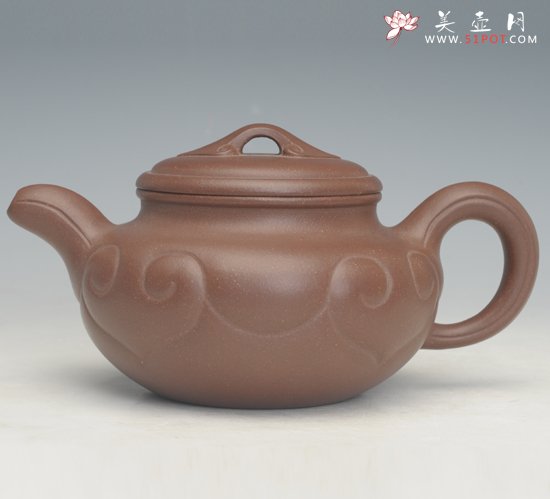 紫砂壶图片：仿古如意 - 宜兴紫砂壶网