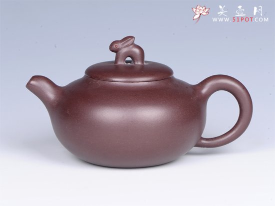 紫砂壶图片：玉兔归月 - 宜兴紫砂壶网