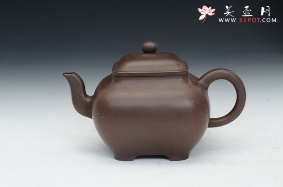 紫砂壶图片：金玉四方 (1) - 宜兴紫砂壶网