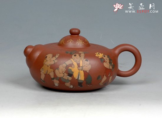 紫砂壶图片：生生不息 - 宜兴紫砂壶网