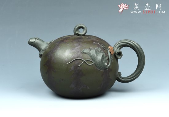 紫砂壶图片：西瓜壶 - 宜兴紫砂壶网