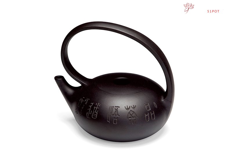 紫砂壶图片：化壁提梁 - 宜兴紫砂壶网