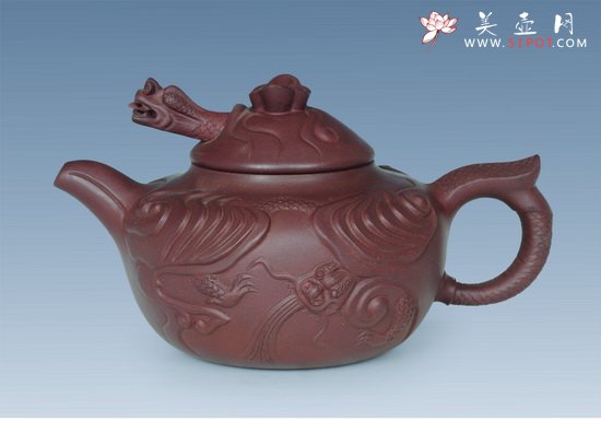 紫砂壶图片：云龙壶 - 宜兴紫砂壶网