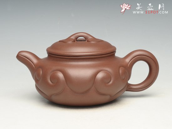 紫砂壶图片：仿古如意 - 宜兴紫砂壶网