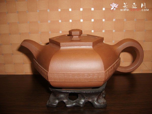 紫砂壶图片：吉祥六方 - 宜兴紫砂壶网
