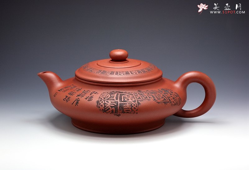 紫砂壶图片：大虚扁 - 宜兴紫砂壶网