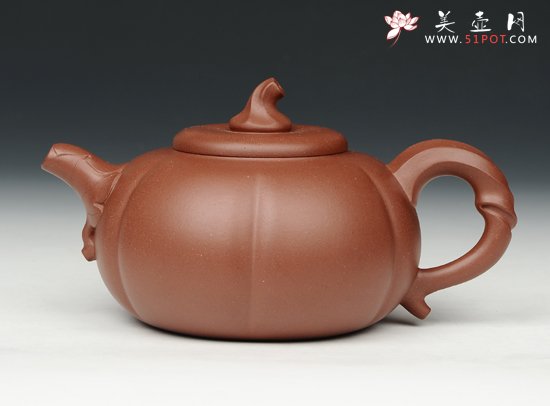 紫砂壶图片：南瓜 - 宜兴紫砂壶网