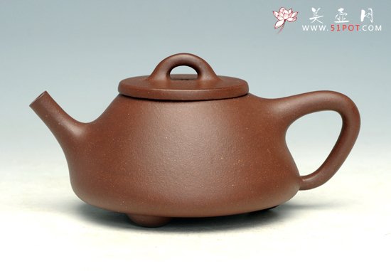 紫砂壶图片：全手工石瓢 - 宜兴紫砂壶网