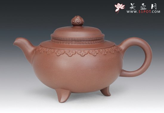 紫砂壶图片：云肩如意 - 宜兴紫砂壶网