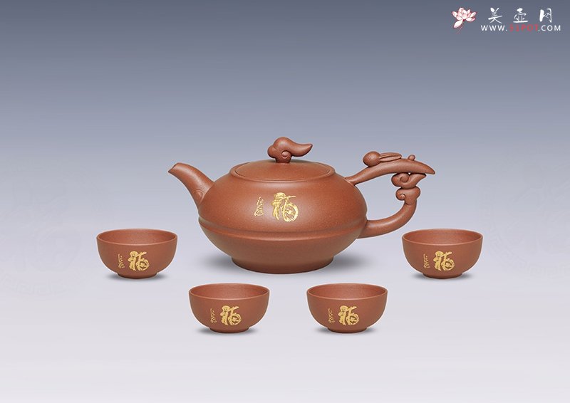 紫砂壶图片：金兔纳福 - 宜兴紫砂壶网