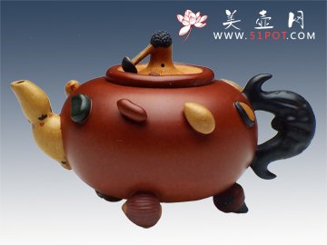 紫砂壶图片：百果 - 宜兴紫砂壶网