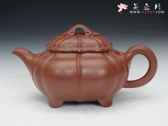 紫砂壶图片：如意筋囊 - 宜兴紫砂壶网