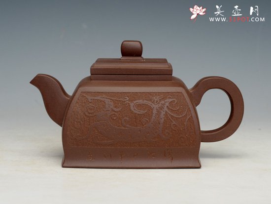 紫砂壶图片：游龙戏珠 - 宜兴紫砂壶网