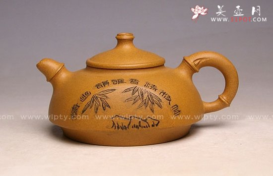 紫砂壶图片：竹韵 - 宜兴紫砂壶网