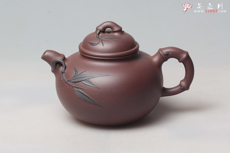 紫砂壶图片：福竹 - 宜兴紫砂壶网